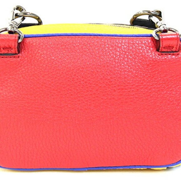 FENDI Red Leather Pochette Shoulder Bag - Picture 2 of 6